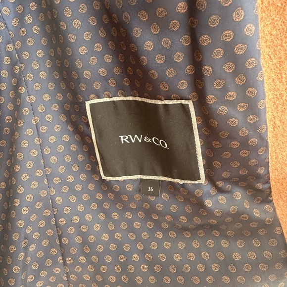 Rw & co classic wool coat with tailored collar - Picture 4 of 7